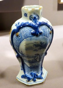 Vase, Netherlands, early 1800s, ceramic - Museum of Anthropology, University of British Columbia - DSC09117