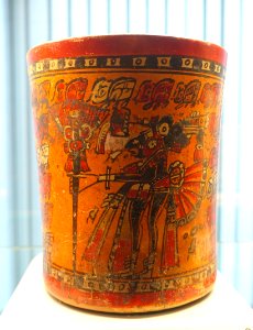 Vase - Classic Maya - Ethnological Museum, Berlin - DSC00697