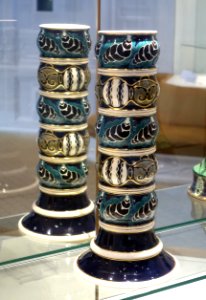 Vase, designer Albin Muller, Wachtersbacher Steingutfabrik, 1911-1913, earthenware - Museum Künstlerkolonie Darmstadt - Mathildenhöhe - Darmstadt, Germany - DSC06236