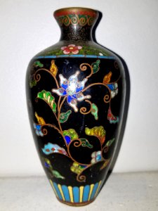 Vase, origin unknown, perhaps Japan circa 1900
