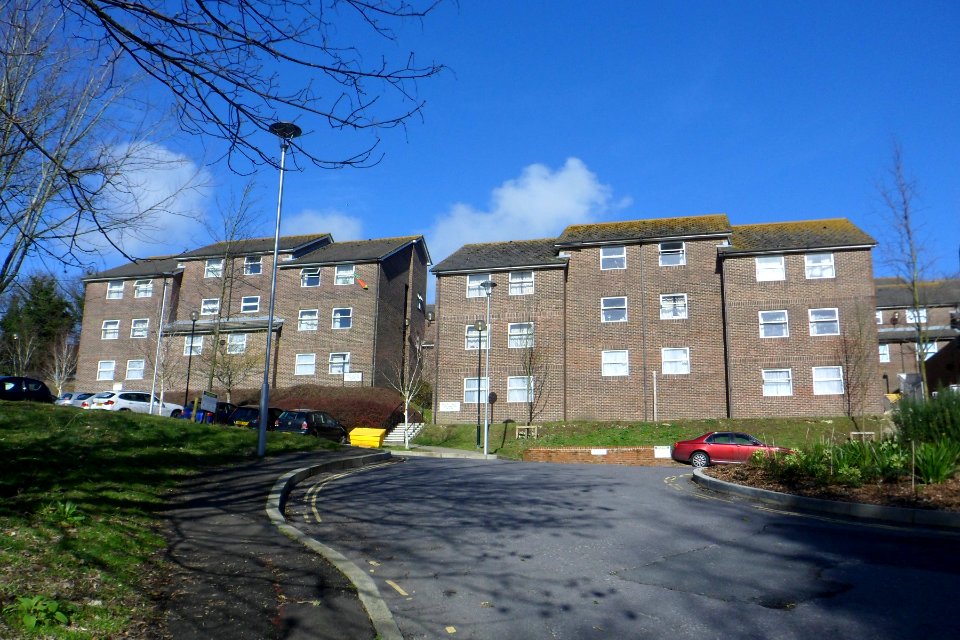 Varley Halls (University of Brighton Student Residences), Coldean (February 2014) (2)