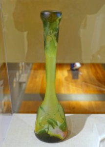 Vase by Legras et Cie., France, 1900-1914, blown cameo glass - Portland Museum of Art - Portland, Maine - DSC04308