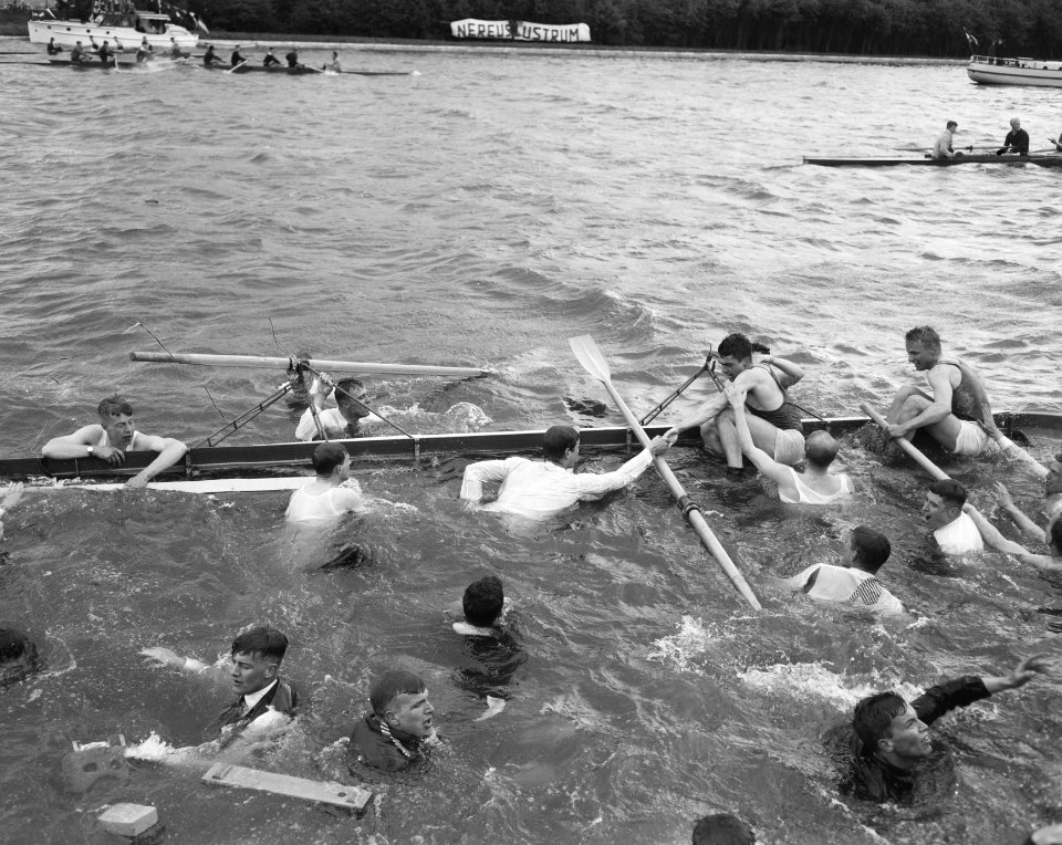 Varsity 1957 hoofdnummer Laga wint de Oude Vier, Bestanddeelnr 908-5507