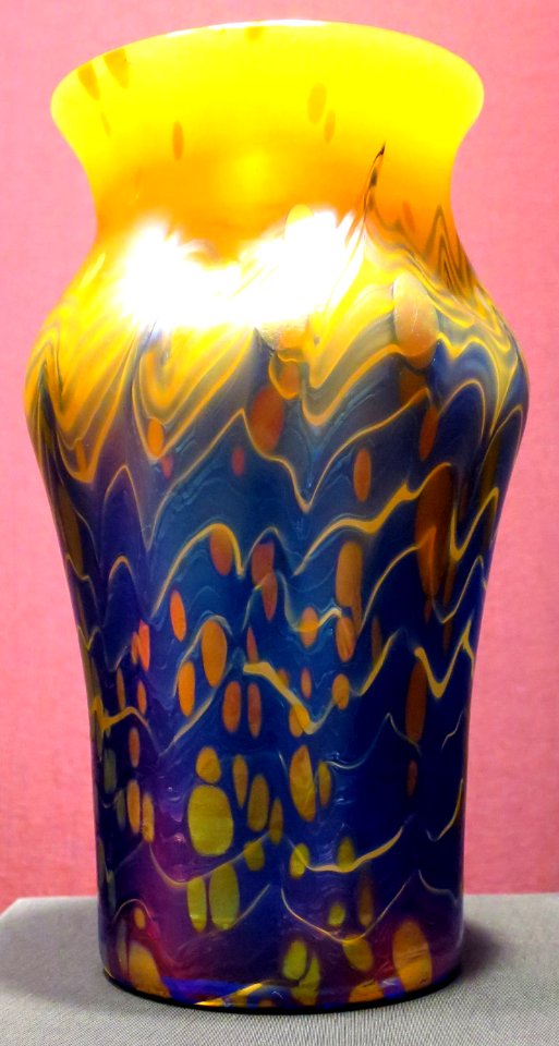 Vase by Johannes Loetz Witwe Company, c. 1900, Dayton Art Institute