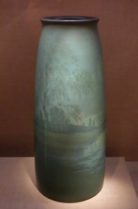 Vase by Carl (Charles) Schmidt, Rookwood Pottery, 1912, glazed earthenware - De Young Museum - DSC00742