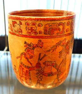 Vase - Classic Maya - Ethnological Museum, Berlin - DSC00700