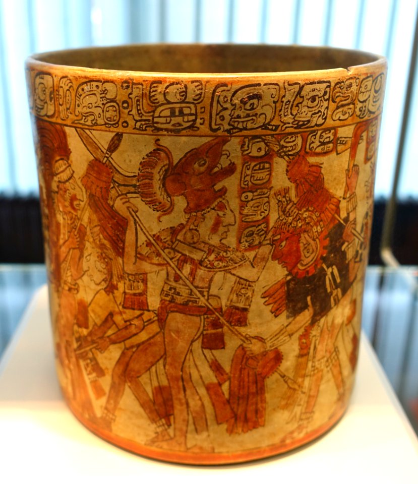 Vase - Classic Maya - Ethnological Museum, Berlin - DSC00701