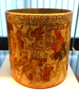 Vase - Classic Maya - Ethnological Museum, Berlin - DSC00701