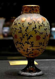 Vase a decor de chardons Daum MBAN 24032013 photo
