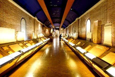 Underground passage with inscriptions - Musei Capitolini - Rome, Italy - DSC05984