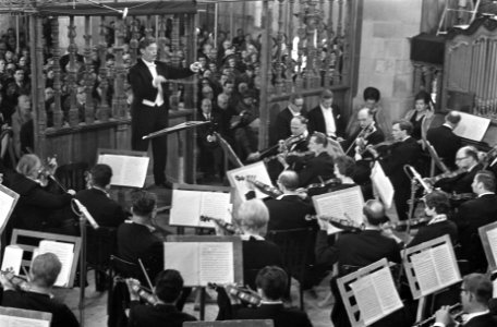 Uitvoering Mattheus Passion in Grote Kerk in Naarden, Bestanddeelnr 921-2492
