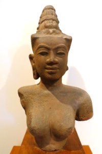 Uma, Champa sculpture, Quang Nam province, 10th century AD, stone - Vietnam National Museum of Fine Arts - Hanoi, Vietnam - DSC04781