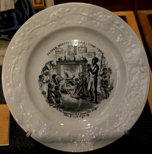 Uncle Tom's Cabin plate, England, c. 1855 - National Museum of American History - DSC00085