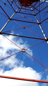 Sky observation tower grid