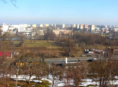 Ul Toruńska i park Centralny ze zbocza 2010a