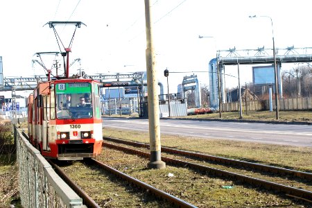 Ulica Jana z Kolna w Gdańsku i Konstal 105Na