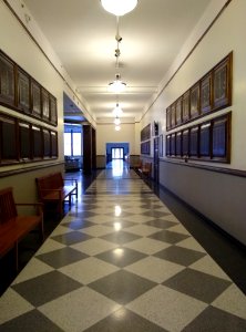 UIUC Library Hallway