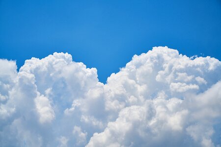Clouds white blue clouds