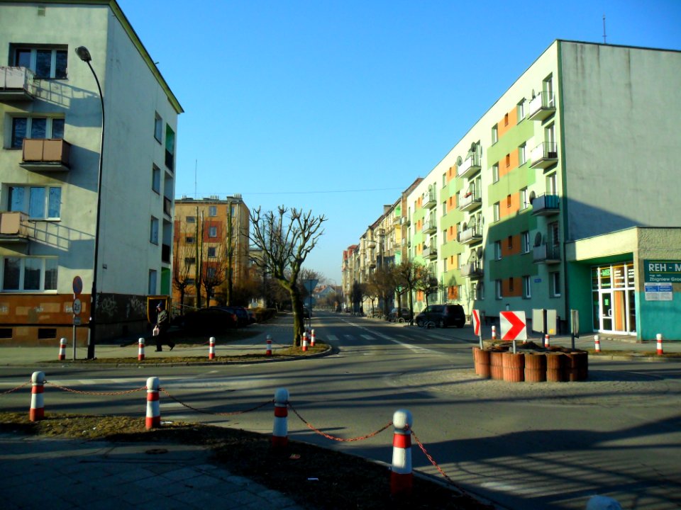 Ulica Wileńska - marzec