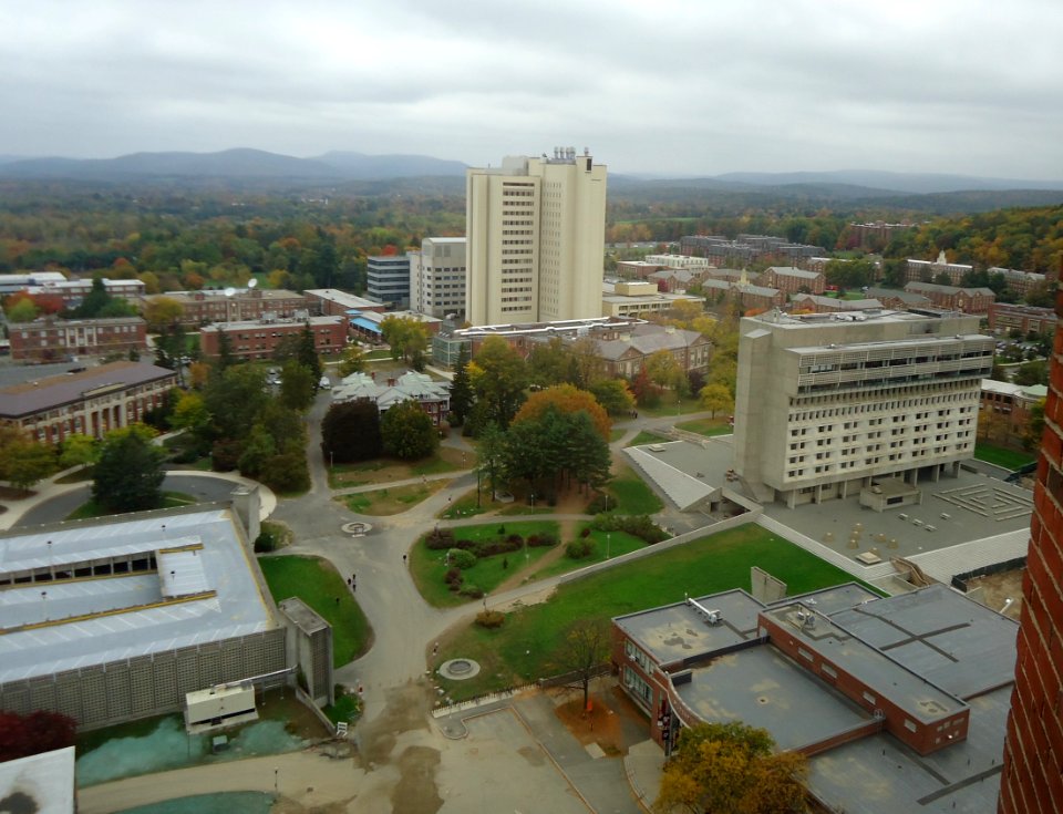 University of Massachusetts at Amherst view from library 11