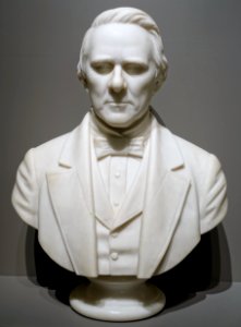 Unidentified Man by Franklin B. Simmons, 1889, marble - Portland Museum of Art - Portland, Maine - DSC03992