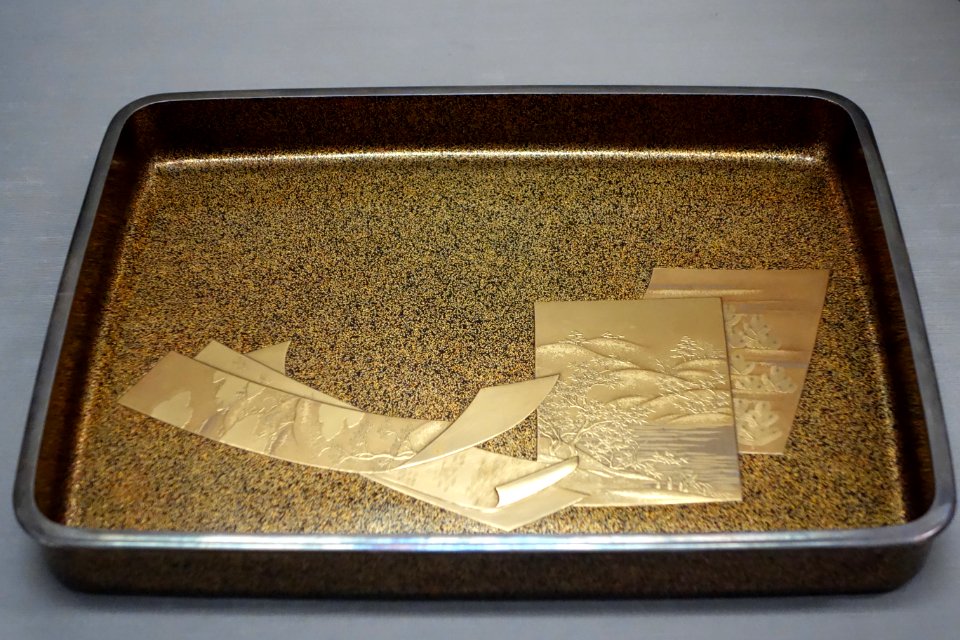 Unidentified item, c. 1892, in maki-e lacquer - Tokyo National Museum - DSC05589