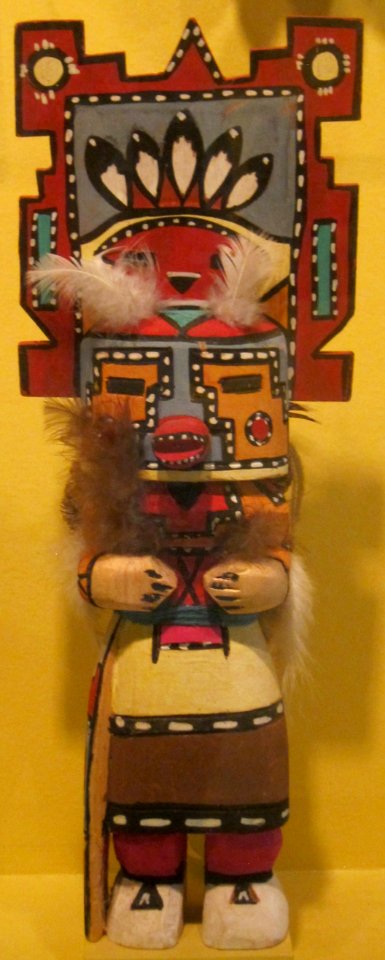 Unidentified kachina, Arizona, Hopi people, c. 1840s, Honolulu Museum of Art