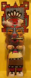Unidentified kachina, Arizona, Hopi people, c. 1840s, Honolulu Museum of Art