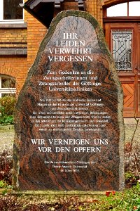 UMG Gedenkstein Zwangsarbeiter