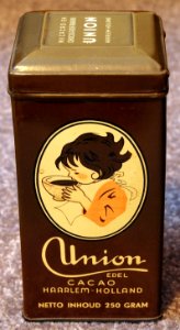Union edel cacao 250gram blikje foto1