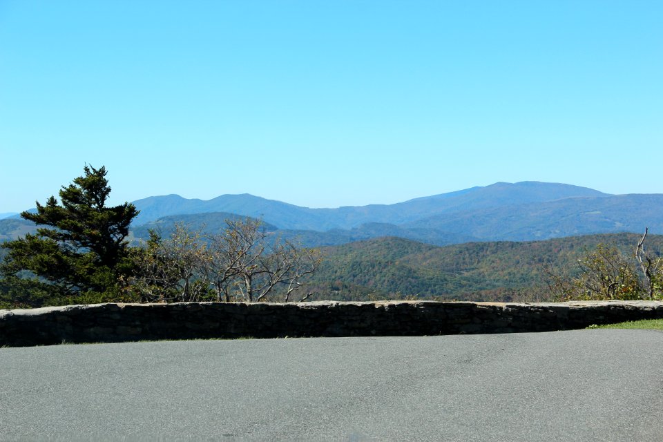 Unaka Range from Grandfather Mountain, October 2016