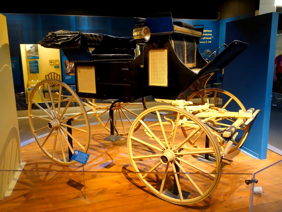 Ulysses S. Grant's inauguration carriage, purchased from Meeks Carriage and Wagon Repository, 1873, view 1 - National Museum of American History - DSC00156
