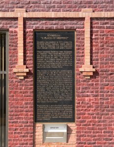 Unadilla, Nebraska plaque