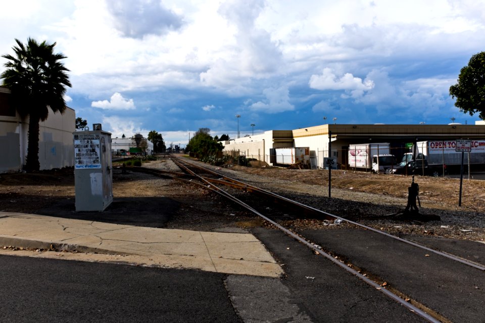 Union Pacific Tracks in Santa Fe Springs, CA