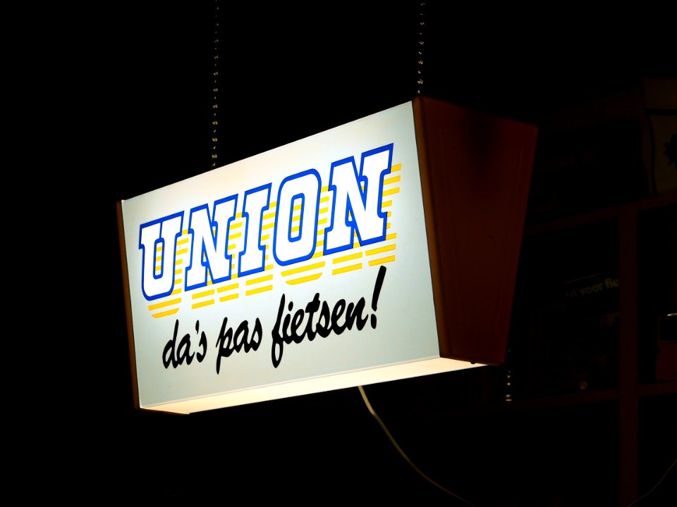 Union lichtreclame