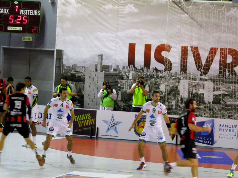 Union sportive d'Ivry Handball - USAM Nimes Gard, LNH, 23 septembre 2015 - 01