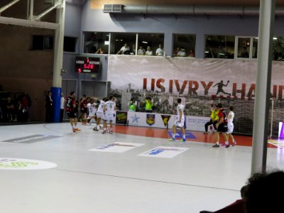 Union sportive d'Ivry Handball - USAM Nimes Gard, LNH, 23 septembre 2015 - 02