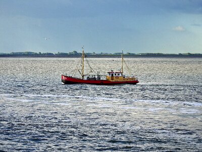 Fishing vessel water sea