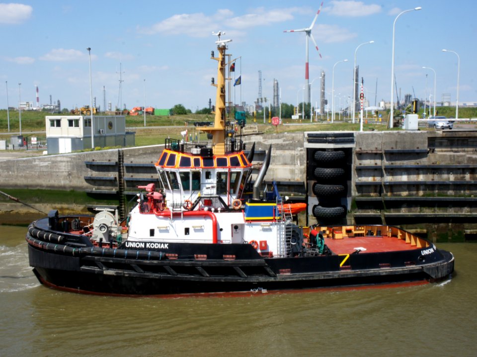 Union Kodiak, IMO 9397119, Berendrecht lock, Port of Antwerp, pic2