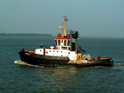 Union 9 - IMO 9120188 in front of Berendrecht locks, Antwerp, Belgium 01-Sep-2005