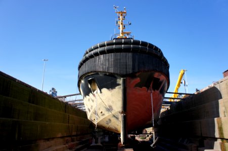 Union Kodiak, IMO 9397119 in the dry dock, Port of Antwerp, pic15