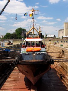 Union 5 - IMO 9034975, Droogdok in de Haven van Antwerpen, pic2