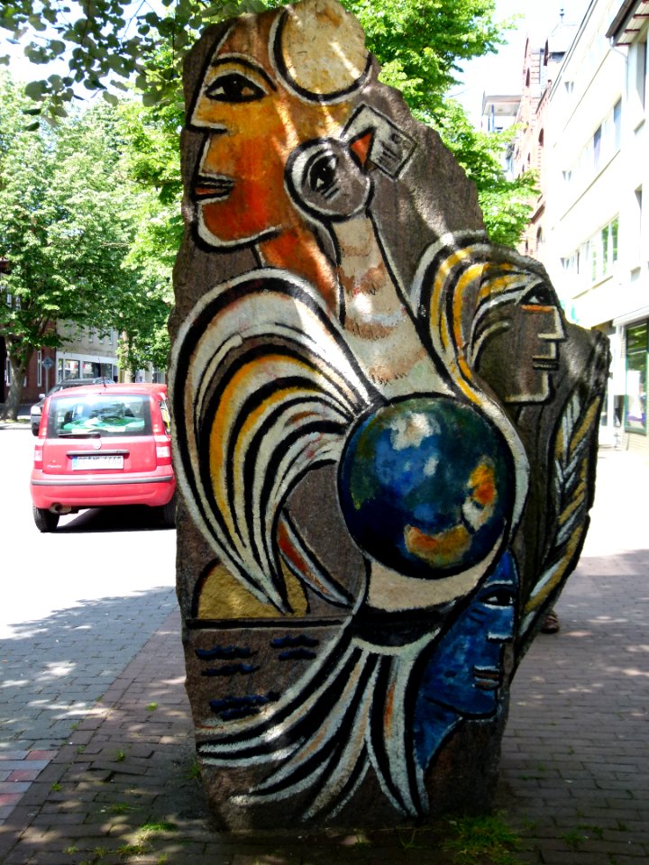 Uelzen - Weg der Steine 08. Stein der Botschaft (1)