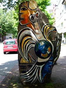 Uelzen - Weg der Steine 08. Stein der Botschaft (1)