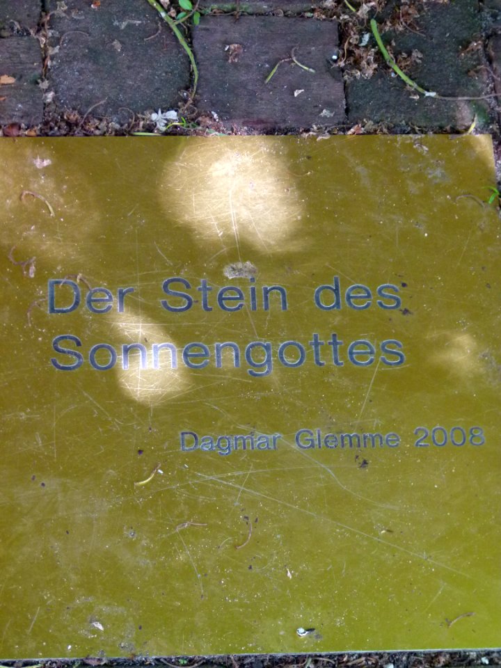 Uelzen - Weg der Steine 04. Stein des Sonnengottes