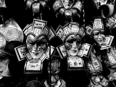 Masks carnival italia