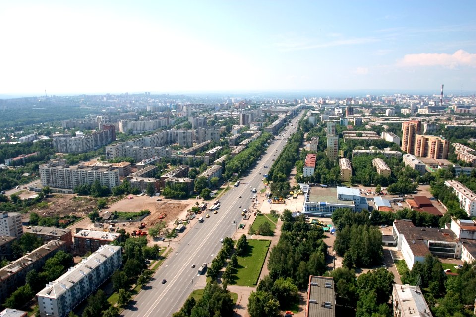 Ufa Russia aerial oktyabrskaya 001