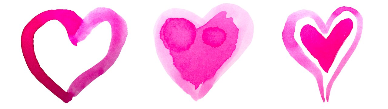 Red pink valentine