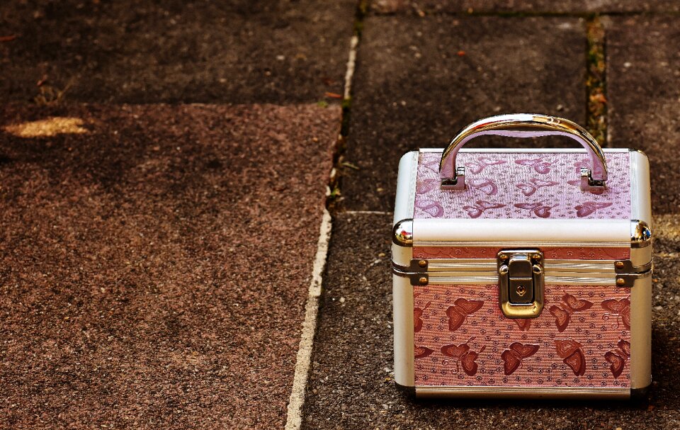 Cute luggage vanity cases