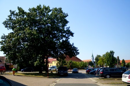 Uhyst Vorplatz Gemeindeverwaltung
